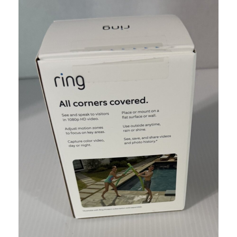 Ring Stick Up Cam Battery Wireless Outdoor/Indoor Camera White New 840268905552 - Picture 5 of 10